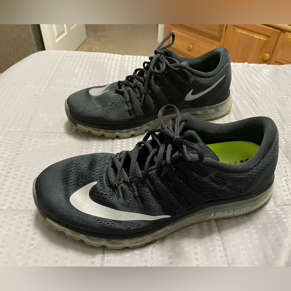 Nike Air Max 2016 Black Dark Grey - Picture 2 of 10